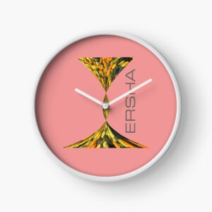 ERSHA DESIGN Chalice of yellow and orange flowers, Clock.