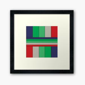 ERSHA DESIGN The colors of Ersha, volume one, Framed Art Print.