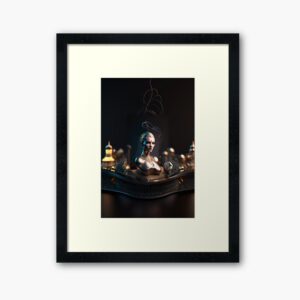 ERSHA DESIGN Atlantis Queen Elham 2525 - 2719 Framed Art Print.