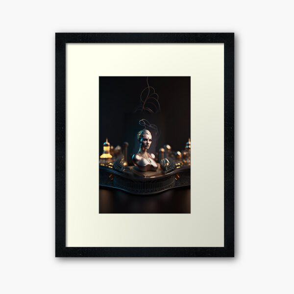 ERSHA DESIGN Atlantis Queen Elham 2525 - 2719 Framed Art Print.