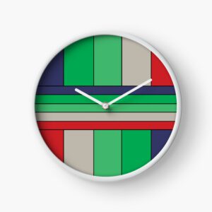 ERSHA DESIGN The colors of Ersha, volume one, clock.