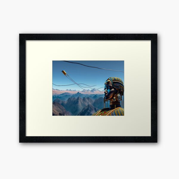 ERSHA DESIGN Queen of the Andes Framed Art Print.