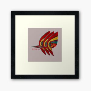 ERSHA DESIGN Pisac, Peru colors, frazada style, Framed Art Print.