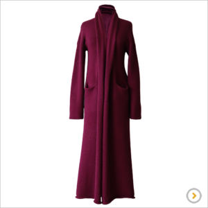 PFL knitwear B2B Cardigan Coat / Capote coat Royal alpaca