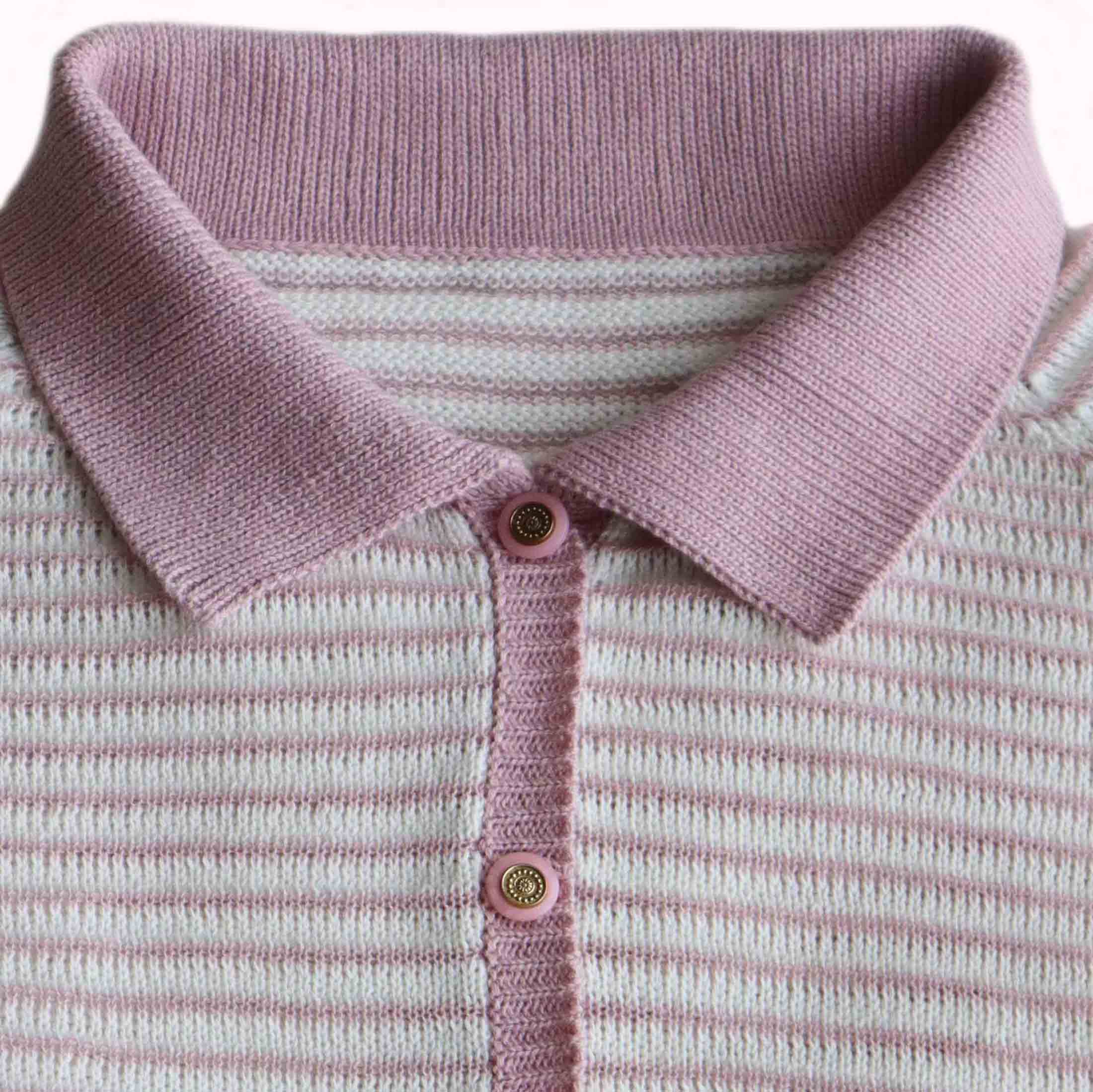 PFL - knitwear Women's cardigan with relief knitted stripes button closure. baby alpaca/tanguis cotton blend. spring summer fall cardigan.