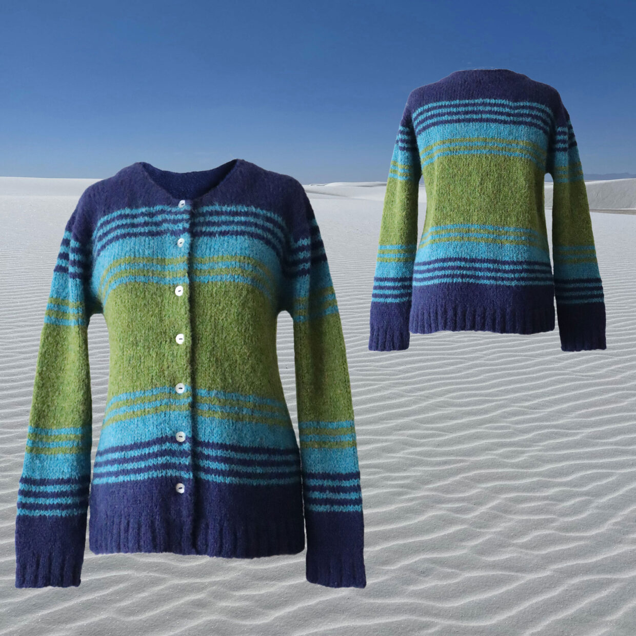 PFL-Knitwear Women's cardigan made from an alpaca blend yarn