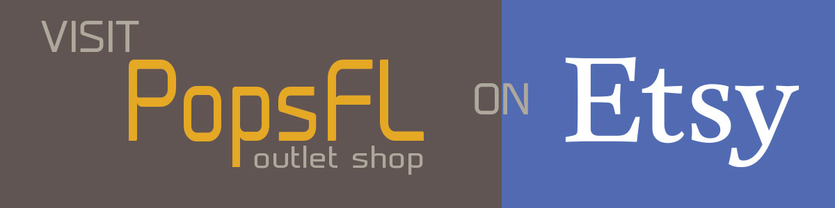 Visit the PopsFl outlet shop on Etsy.com