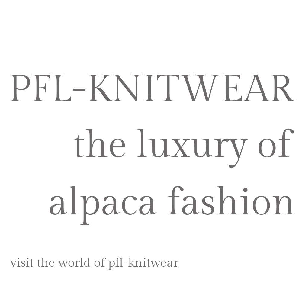 PFL KNITWEAR the luxury of alpaca fashion